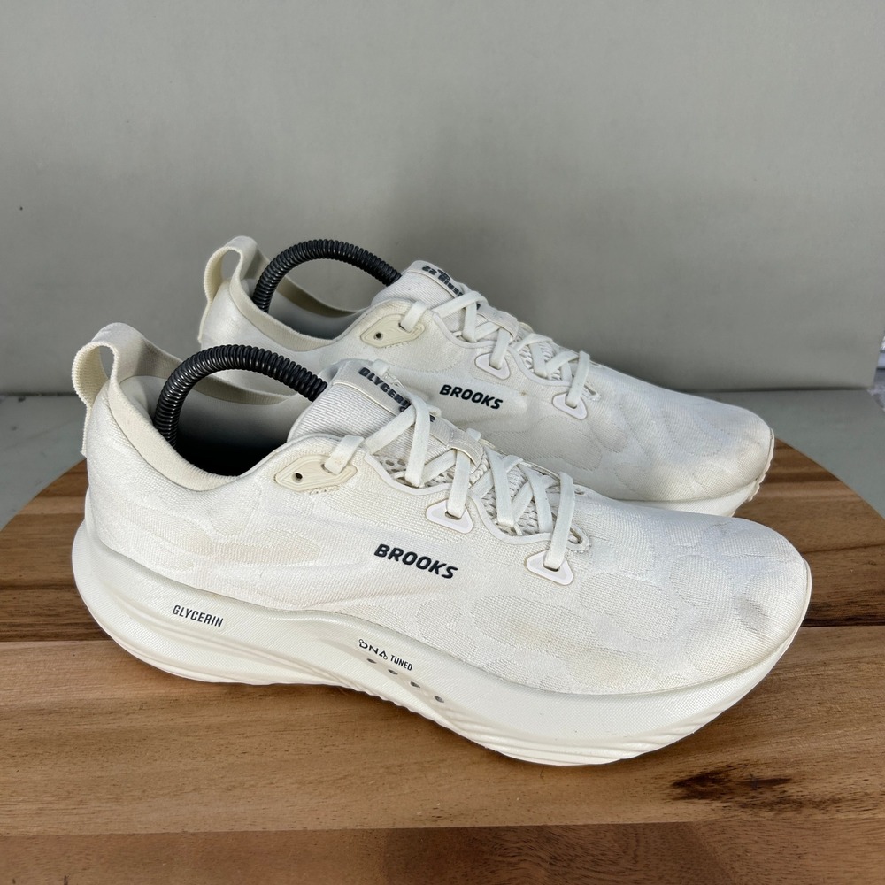 Brooks Glycerin 22 Womens Running Shoes White DNA Tuned 1204341B274 Size 10